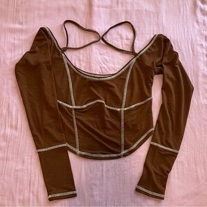 UO CROSSBACK LONG SLEEVE